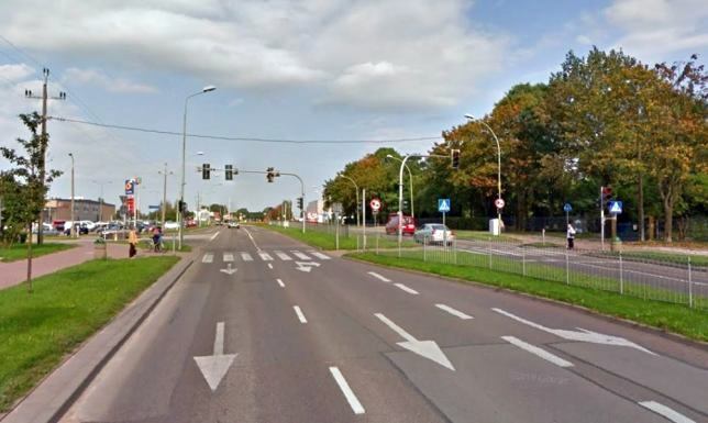 Powstanie skrzyżowanie ulic K. Pułaskiego i A. Wierusza – Kowalskiego w Suwałkach