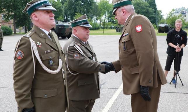 Krzysztof Świderski dowódcą suwalskiego pułku Przekazanie obowiązków dowódcy 14 Pułku Przeciwpancernego