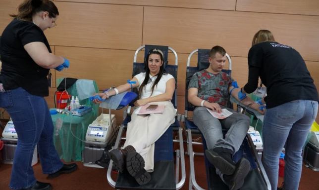 Mini-konferencja, oddawanie krwi i rejestracja potencjalnych dawców szpiku