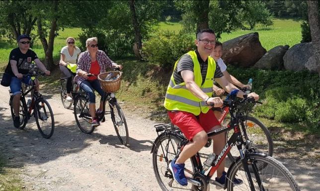 Rajd rowerowy z okazji 22 Rocznicy Pobytu Św. Jana Pawła II w Wigrach Rajd rowerowy z okazji 22 Rocznicy Pobytu Św. Jana Pawła II w Wigrach