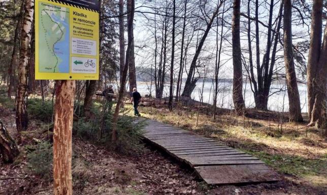 utrudnienia związane z remontem kładek w rejonie "Piasków"