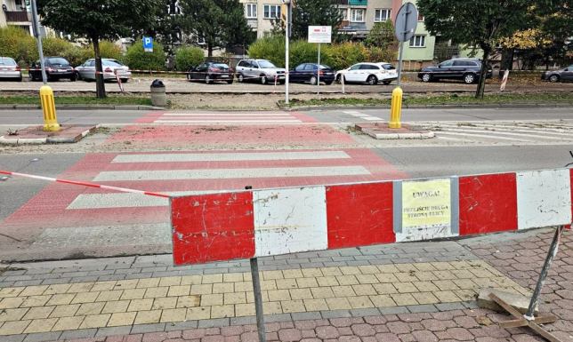 w minionym tygodniu rozpoczął się remont przy postoju TAXI