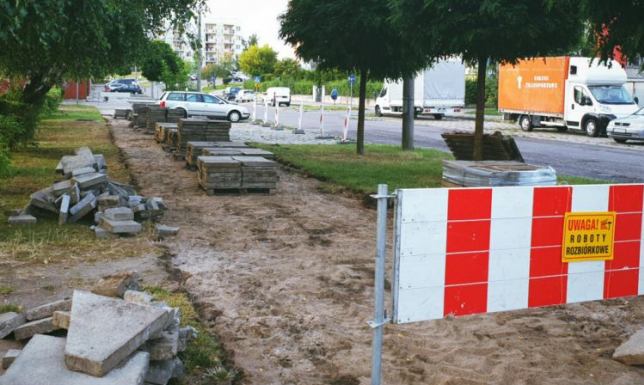 Remont ulicy Paca w Suwałkach