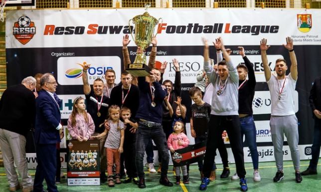 Opakowania KARTEX Mistrzem RESO Suwałki Football League