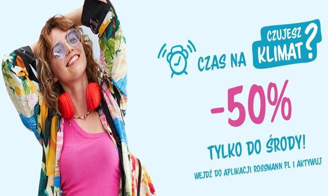 Jesteś w Klubie Rossmann? Zgarnij kupon -50% na produkty Czujesz Klimat?
