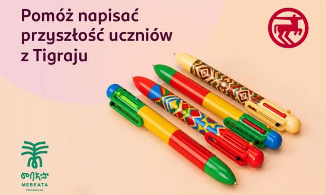 50 tys. długopisów na budowę szkoły w Tigraju