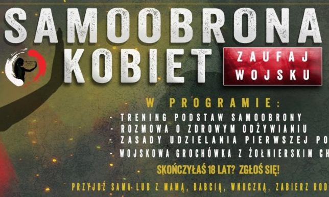 „Samoobrona kobiet – zaufaj wojsku”