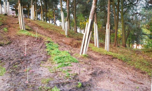 Nowe schody na Polnej