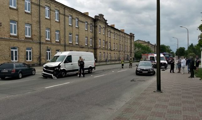 zdarzenie drogowe w Suwałkach, przy ul. Sejneńskiej