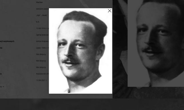 Uroczystości pogrzebowe ppor. Wacława Sobolewskiego ps. "Sęk", "Skała"