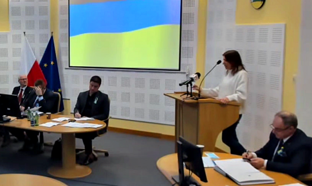 potępienie agresji Rosji na Ukrainę i wyrażenie solidarności z Narodem Ukraińskim