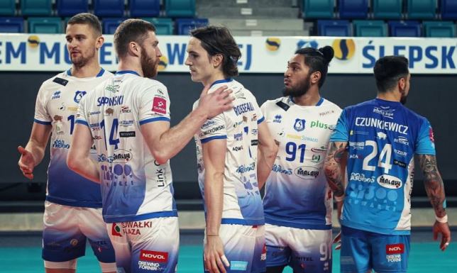 Bez punktów w meczu z liderem ZAKSA Kędzierzyn-Koźle - Ślepsk Malow Suwałki 3:1