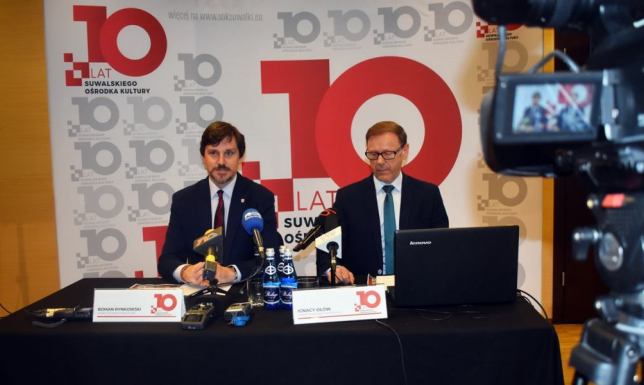 Konferencja prasowa ws. 10-lecia działalności Suwalskiego Ośrodka Kultury