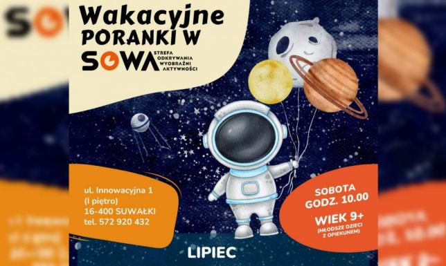 kreatywne, pełne przygód warsztaty o tematyce kosmicznej