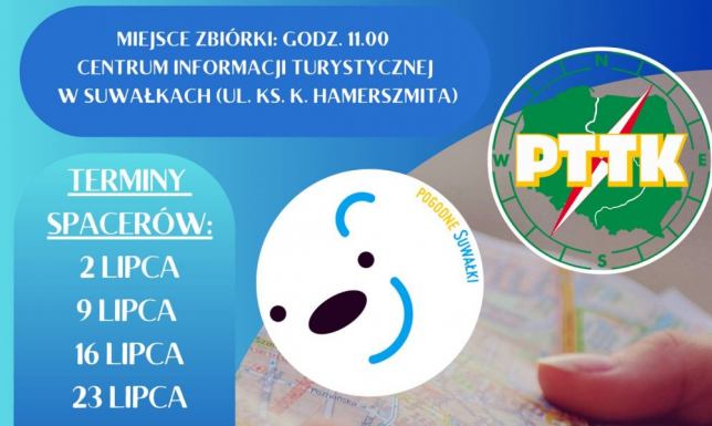 spacery po miejskich trasach turystycznych z przewodnikiem PTTK