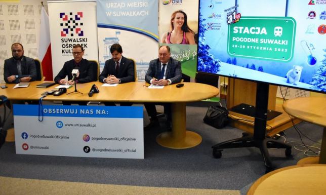 zaprezentowany został program imprezy Stacja Pogodne Suwałki