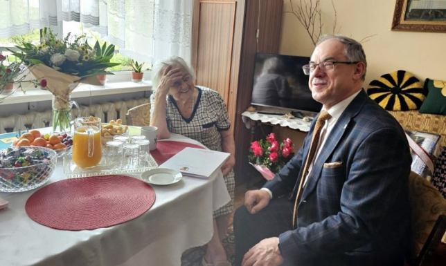 swoje setne urodziny obchodziła Pani Wacława Taraszkiewicz