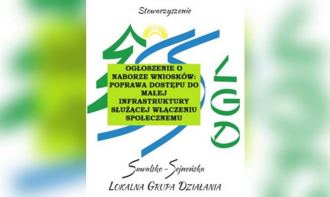 Poprawa dostępu do małej infrastruktury służącej włączeniu społecznemu
