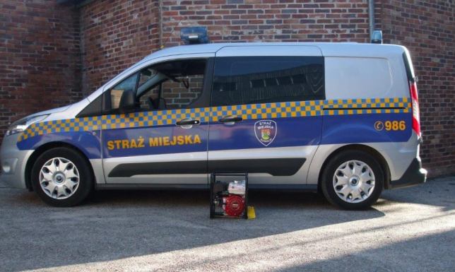 Straż Miejska będzie pomagać w razie podtopień Suwalska Straż Miejska została wyposażona w pompę