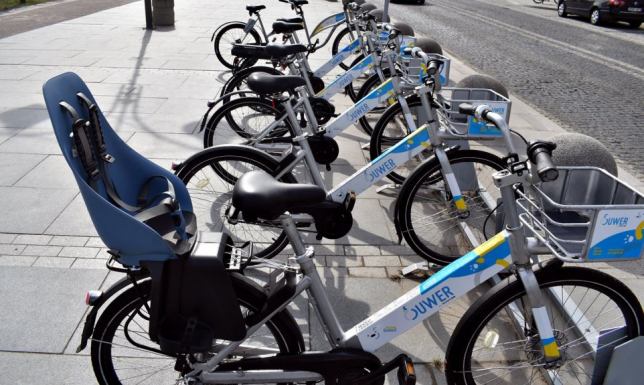 17 stacji rowerowych rozmieszczonych w różnych częściach Suwałk