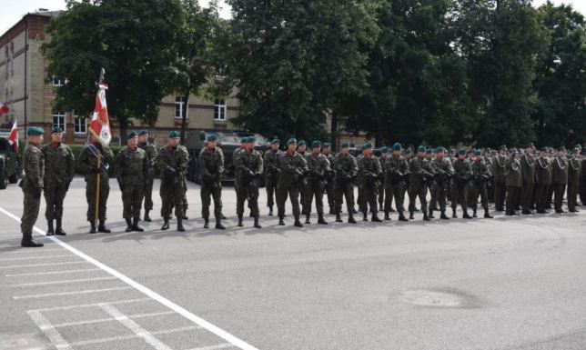 żołnierze 15. Giżyckiej Brygady Zmechanizowanej w Suwałkach