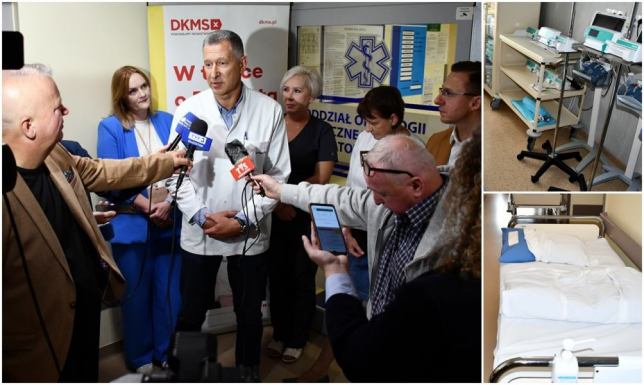 Nowoczesne fotele do chemioterapii, pompy infuzyjne czy wózki do transportu