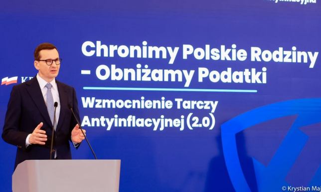 Założenia Tarczy Inflacyjnej 2.0 ogłosił premier Mateusz Morawiecki