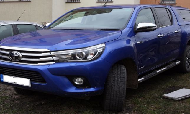 Skradziona w Wielkiej Brytanii Toyota odnaleziona w Suwałkach