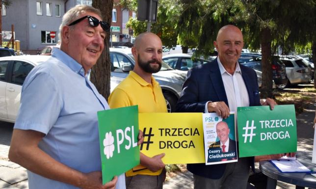 Konferencja prasowa kandydatów Koalicji Trzecia Droga PSL - Polska 2050