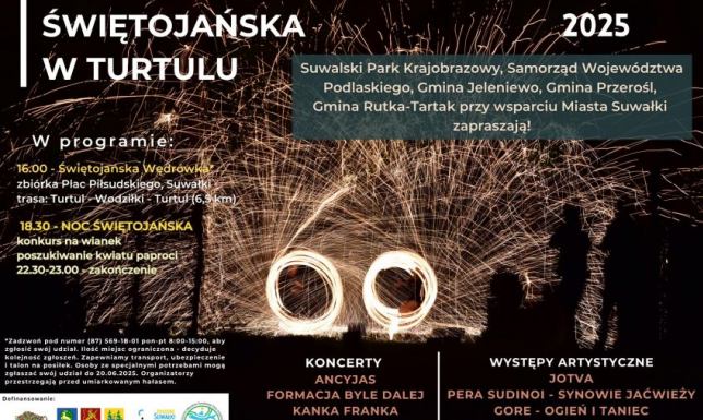 Noc Świętojańską w Turtulu Świętojańska Wędrówka – wycieczka terenowa z przewodnikami