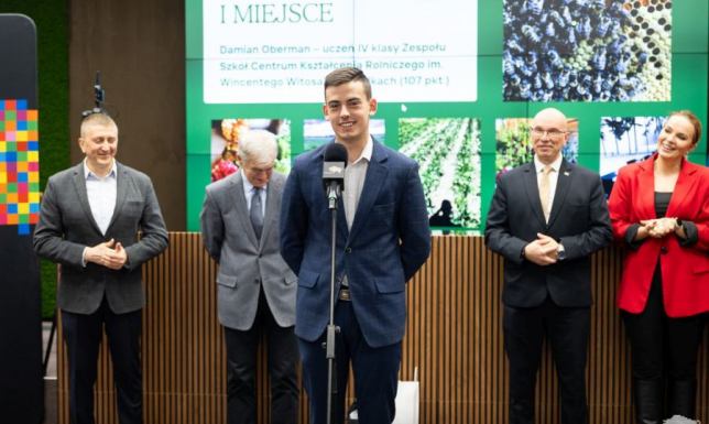 Damian Oberman z Zespołu Szkół Centrum Kształcenia Rolniczego