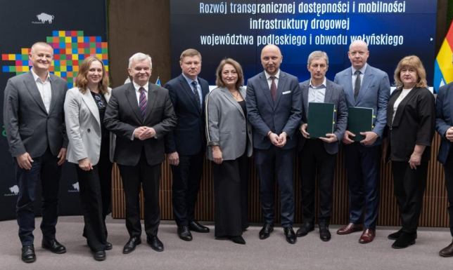 przedsięwzięcie Podlaskiego Zarządu Dróg Wojewódzkich z ukraińskim miastem Kowel