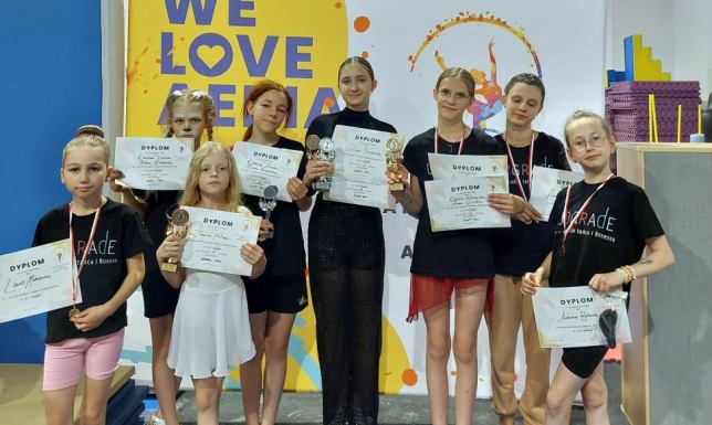 liczne nagrody podczas Artystycznego Turnieju Aerialowego w Łodzi