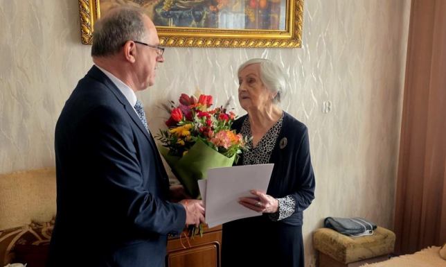 setne urodziny obchodziła suwalczanka Helena Hanc