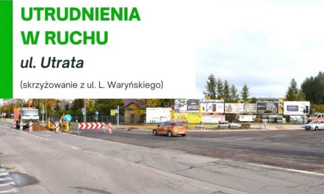 Prace drogowe Utrata Suwałki