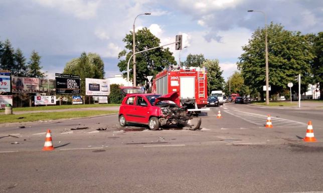 Wypadek na skrzyżowaniu Utraty i Waryńskiego Wypadek na skrzyżowaniu w Suwałkach