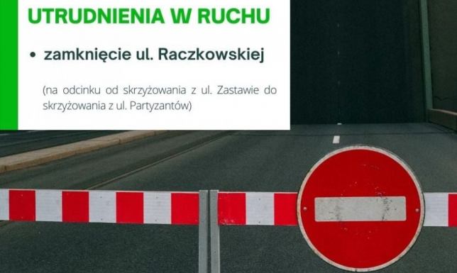 zamknięta zostanie ulica Raczkowska w Suwałkach