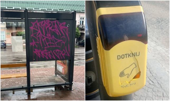W ostatnich dniach na ulicach Suwak doszło do kilku aktów wandalizmu