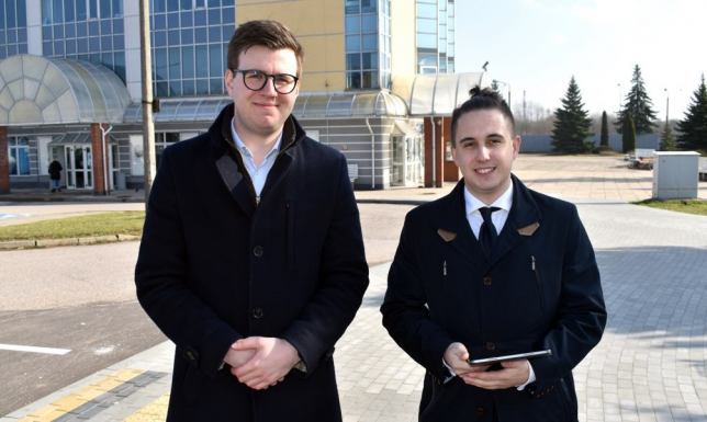 konferencja prasowa autorów petycji "TAK dla przywrócenia PKS Suwałki"