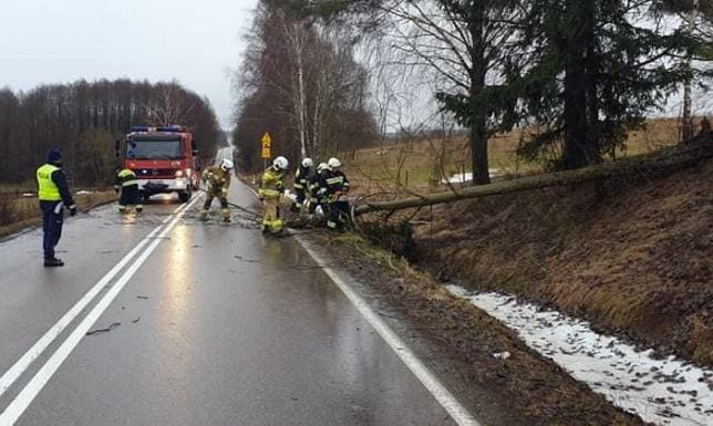 Dużo pracy mieli w minioną sobotę (19.02) strażacy w całym regionie