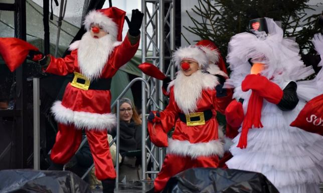 Wigilia Miejska na placu Marii Konopnickiej w Suwałkach