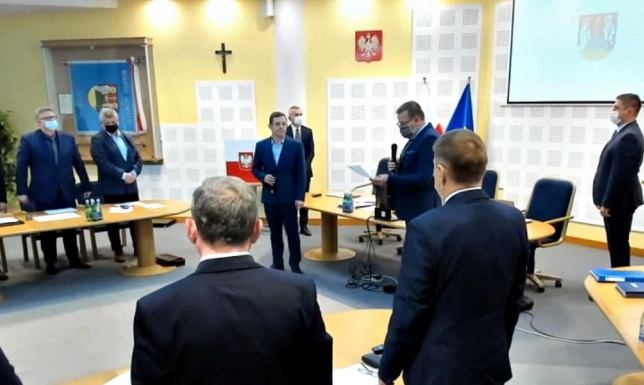 Łukasz Wojno radnym, Marek Zborowski-Weychman wiceprzewodniczącym