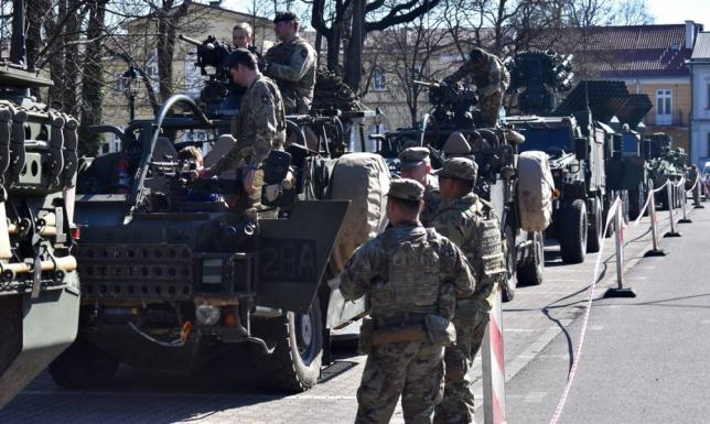 Wojskowe ćwiczenia BULL RUN, pokaz sprzętu wojskowego w Suwałkach