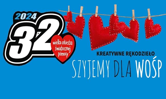 Szyjemy serduszka dla WOŚP Warsztaty szycia serduszek dla Wielkiej Orkiestry Świątecznej Pomocy