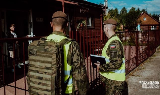 podlascy terytorialsi odwiedzili wszystkie 115 miejscowości objęte stanem wyjątkowym