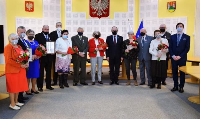 honorowe odznaczenia za 50-lecie pożycia małżeńskiego w Suwałkach