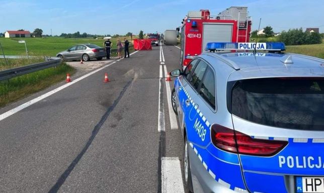 Śmiertelny wypadek na wysokości Bargłowa Dwornego w powiecie augustowskim
