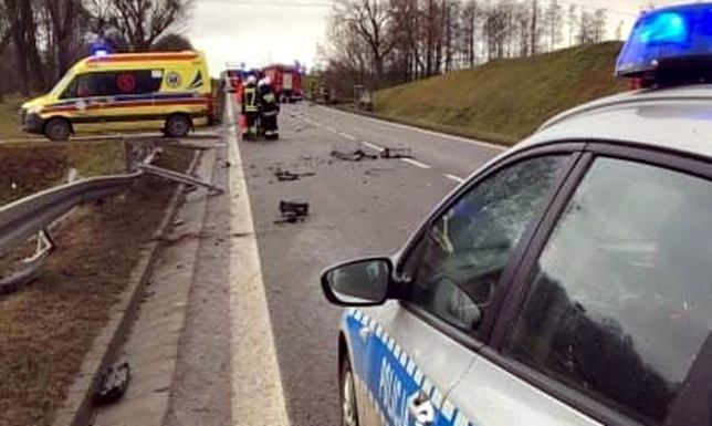 w Bargłowie Dwornym zginął 25-letni kierowca