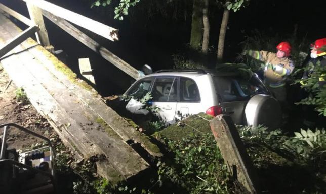 Dwa wypadki, trzy osoby w szpitalu Wypadki drogowe koło Olecka