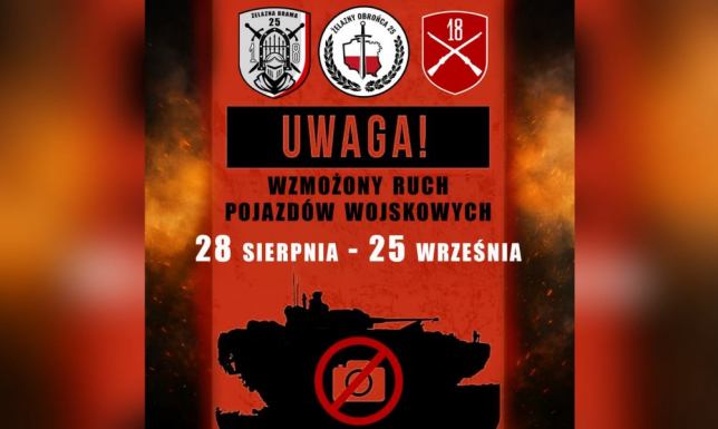 ćwiczenia wojskowe pod kryptonimem ŻELAZNA BRAMA-25